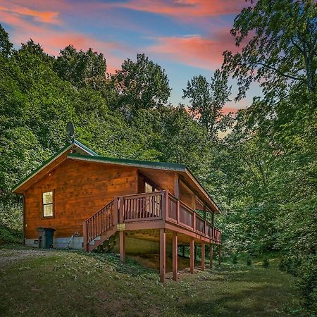 Smoky Mountains Hut Tub Cabin Dog Friendly Sevierville Exterior foto